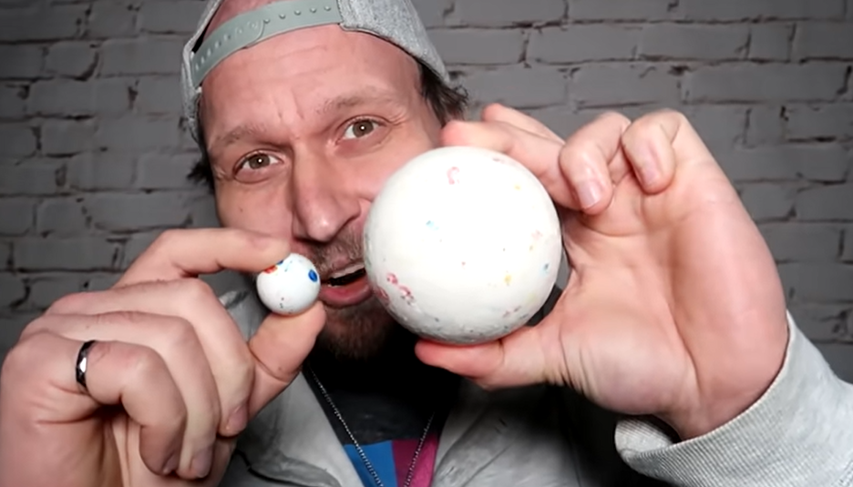 How to eat the world's BIGGEST Jawbreaker Candy?, Canadian Online Candy and Stuffed Animal Shop, SooSweet Shop DBA Sweet Factory