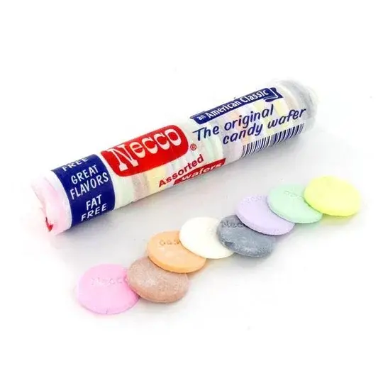 NECCO Wafers Roll Original,SooSweetShop.ca