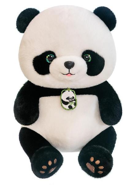 Siting Panda Plush toy stuffed animal, Canadian Online Candy and Stuffed Animal Shop, SooSweet Shop DBA Sweet Factory