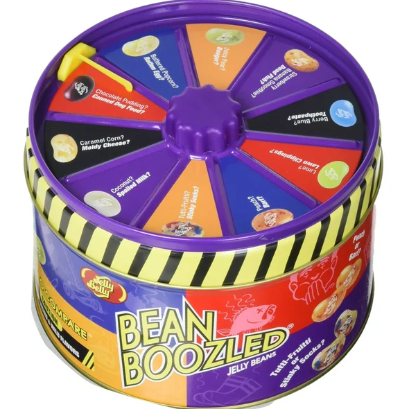 Jelly Belly BeanBoozled Jumbo Spinner Tin 95g, Canadian Online Candy and Stuffed Animal Shop, SooSweet Shop DBA Sweet Factory