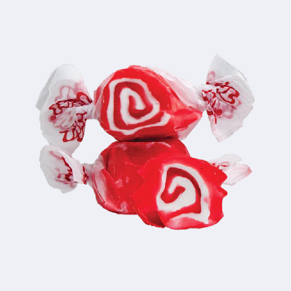 Salt Water Taffy Red Licorice Swirl, Canadian Online Candy and Stuffed Animal Shop, SooSweet Shop DBA Sweet Factory