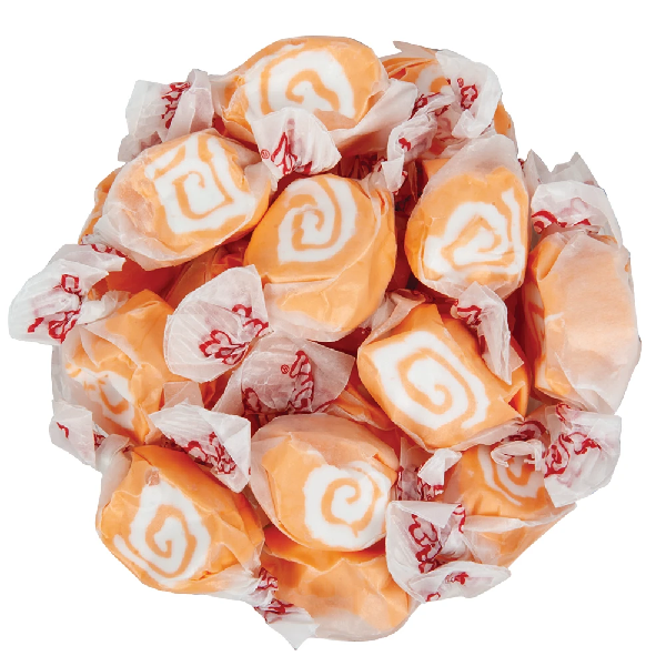 Salt Water Taffy Orange Cream, Canadian Online Candy and Stuffed Animal Shop, SooSweet Shop DBA Sweet Factory