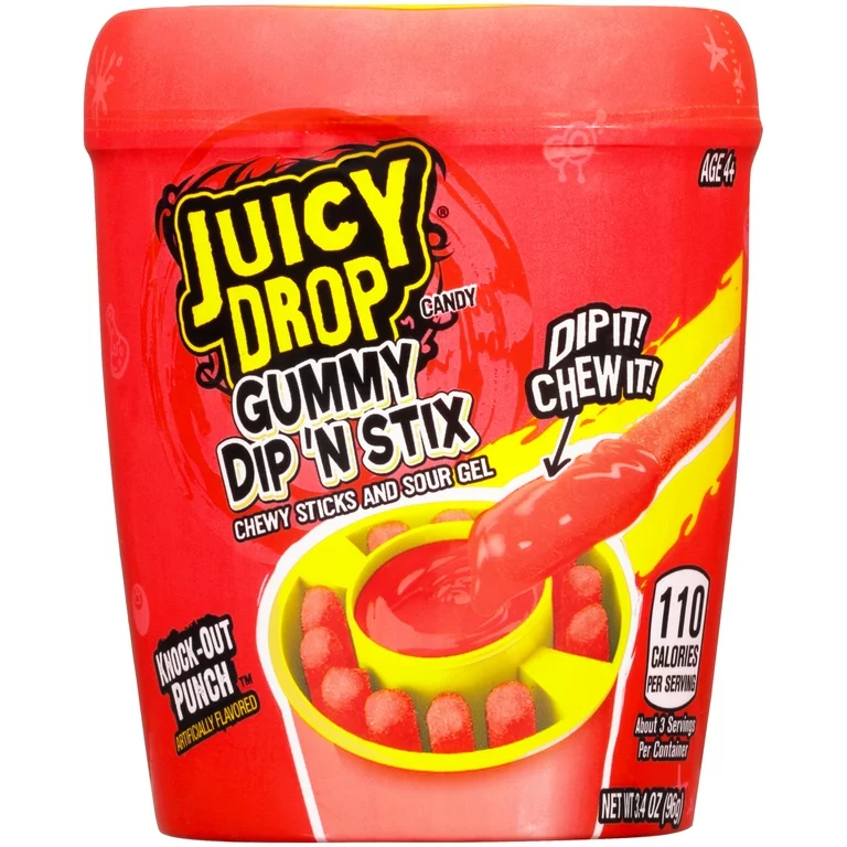 Juicy Drop Gummy Dip N Stick 3.4oz,SooSweetShop.ca