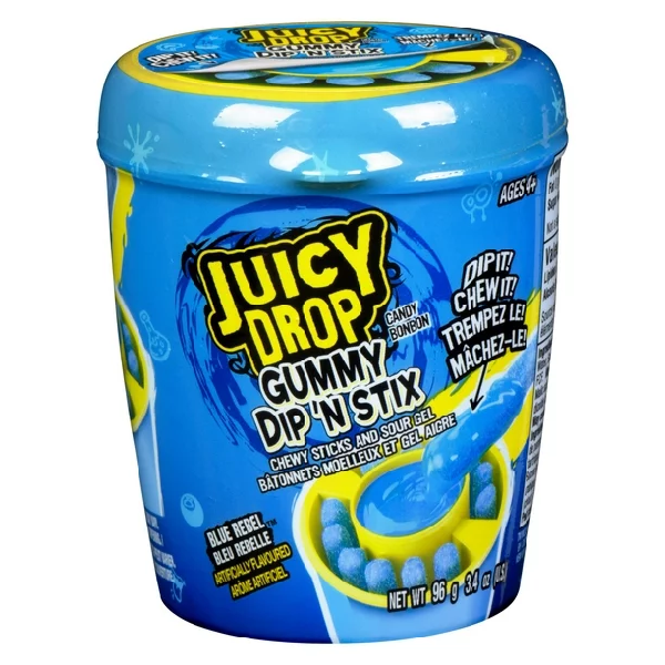Juicy Drop Gummy Dip N Stick 3.4oz, Canadian Online Candy and Stuffed Animal Shop, SooSweet Shop DBA Sweet Factory
