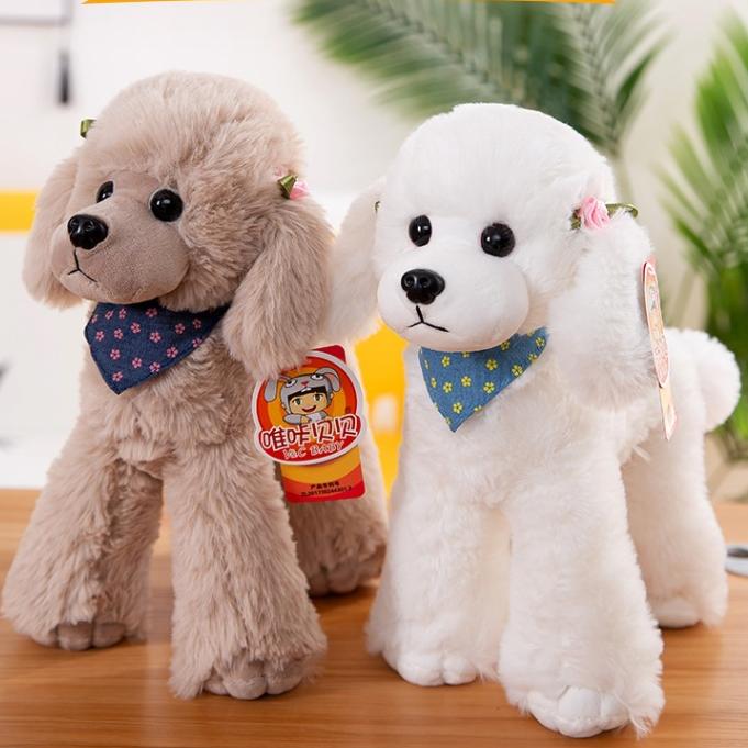 Teddy dog plush toy poodle doll Ship across Canada