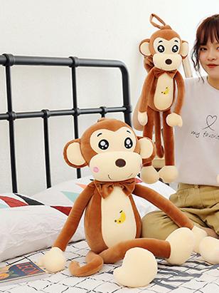 Little Brown Monkey Doll Plush Toy,SooSweetShop.ca