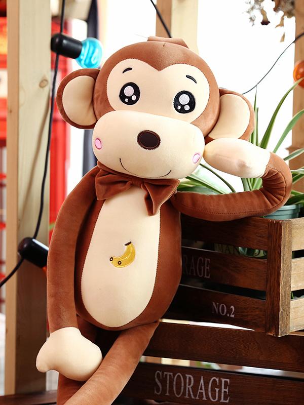 Little Brown Monkey Doll Plush Toy,SooSweetShop.ca