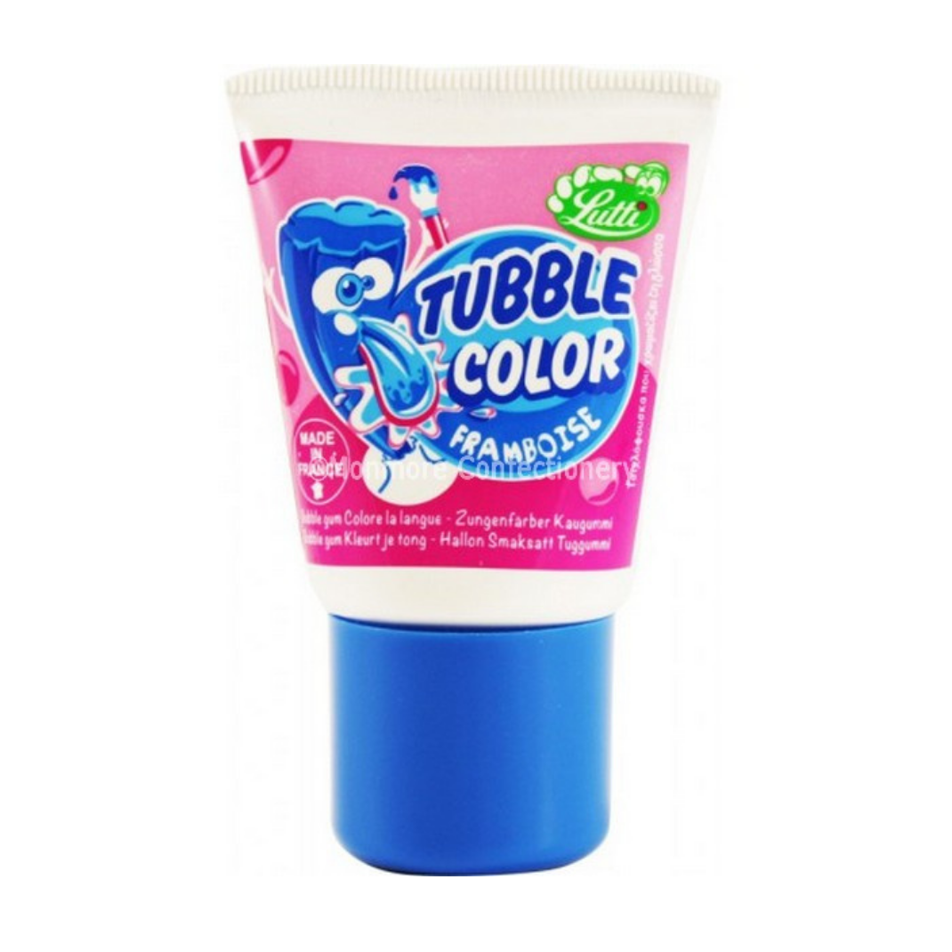 Lutti Tubble Gum Blue Raspberry 35g,SooSweetShop.ca