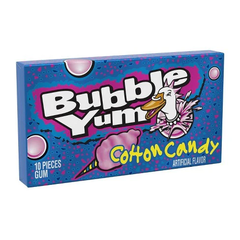 Bubble Yum Gum Cotton Candy Big Pack, Canadian Online Candy and Stuffed Animal Shop, SooSweet Shop DBA Sweet Factory