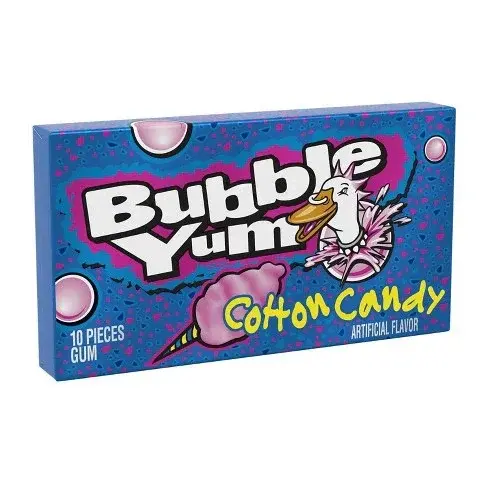 Bubble Yum Gum Cotton Candy Big Pack,SooSweetShop.ca