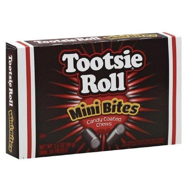 Tootsie Roll Mini Bites Theater Box 3.5oz, Canadian Online Candy and Stuffed Animal Shop, SooSweet Shop DBA Sweet Factory