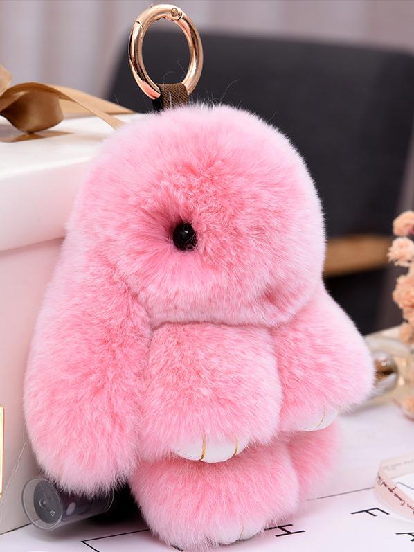 Plush bunny keychain pendant or bag ornament,SooSweetShop.ca