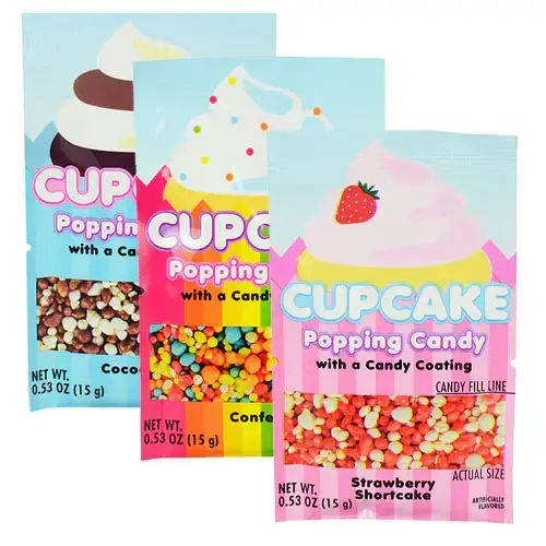 KoKo's Cupcake Coated Popping Candy, Canadian Online Candy and Stuffed Animal Shop, SooSweet Shop DBA Sweet Factory