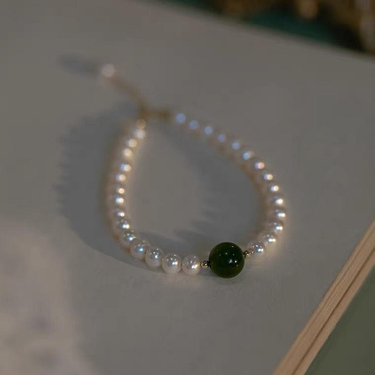 Indigo Pearl Bracelet,SooSweetShop.ca