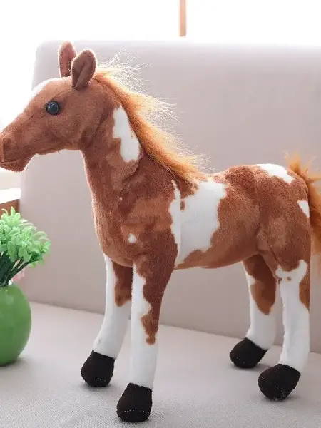 Simulation of Ferghana Horse Plush Toy 40cm, Canadian Online Candy and Stuffed Animal Shop, SooSweet Shop DBA Sweet Factory