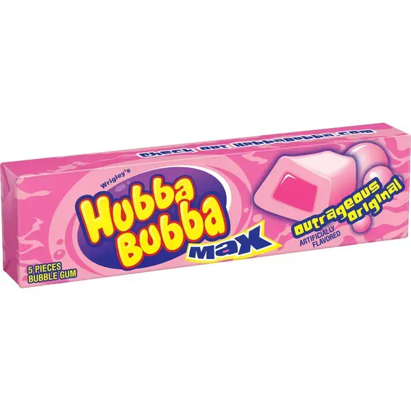 Aonelas Hubba Bubba Max Bubble Gum Outrageous Original,SooSweetShop.ca