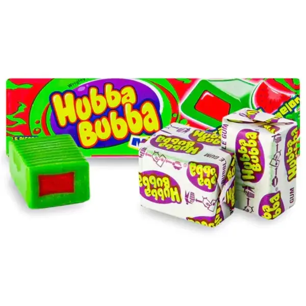 Hubba Bubba Max Strawberry and Watermelon Bubble Gum,SooSweetShop.ca