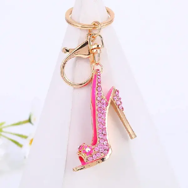 New Fashion Red and Blue High Heels Rhinestone Keychain, Canadian Online Candy and Stuffed Animal Shop, SooSweet Shop DBA Sweet Factory