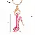 New Fashion Red and Blue High Heels Rhinestone Keychain,SooSweetShop.ca