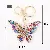 Fashion Crystal Rhinestone Butterfly Keychain,SooSweetShop.ca