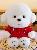 Super cute new Bichon Frise plush toy doll,SooSweetShop.ca