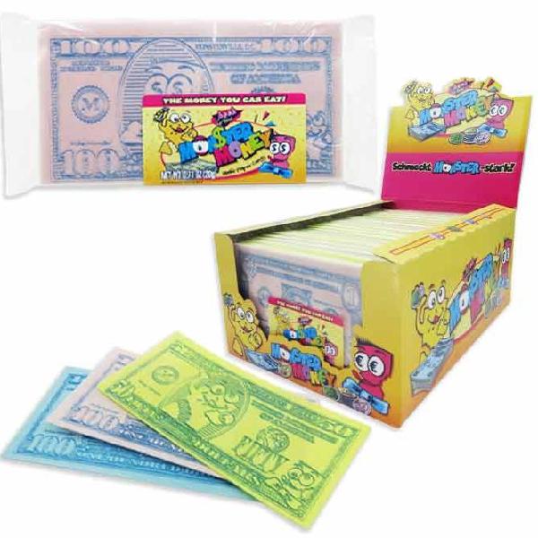 Monster Money Edible Paper, Canadian Online Candy and Stuffed Animal Shop, SooSweet Shop DBA Sweet Factory