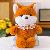 Cute fox Plush Toy 25cm,SooSweetShop.ca