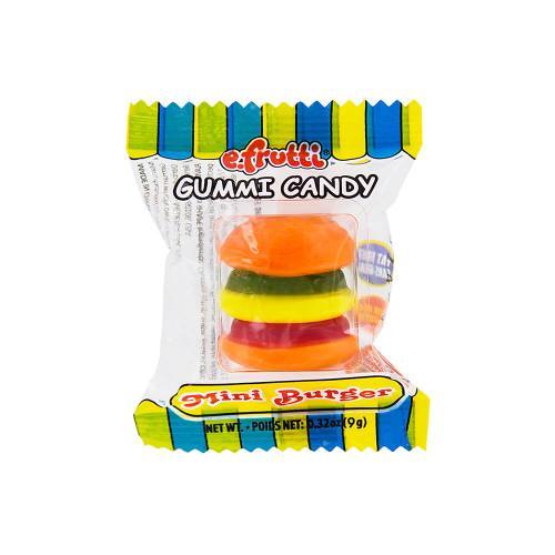Efrutti Gummi Burger, Canadian Online Candy and Stuffed Animal Shop, SooSweet Shop DBA Sweet Factory