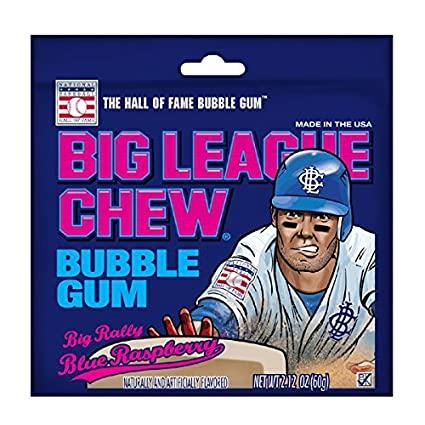 Big League Chew Blue Raspberry,SooSweetShop.ca