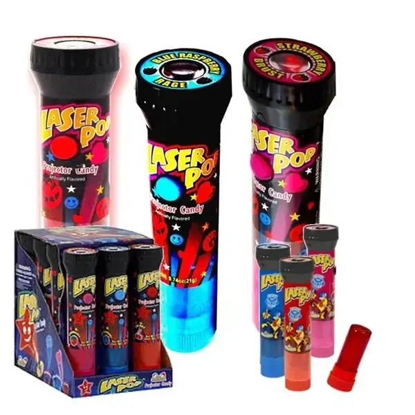 Laser Pop Candy & Laser Image, Candy with Projecting Laser Image,SooSweetShop.ca