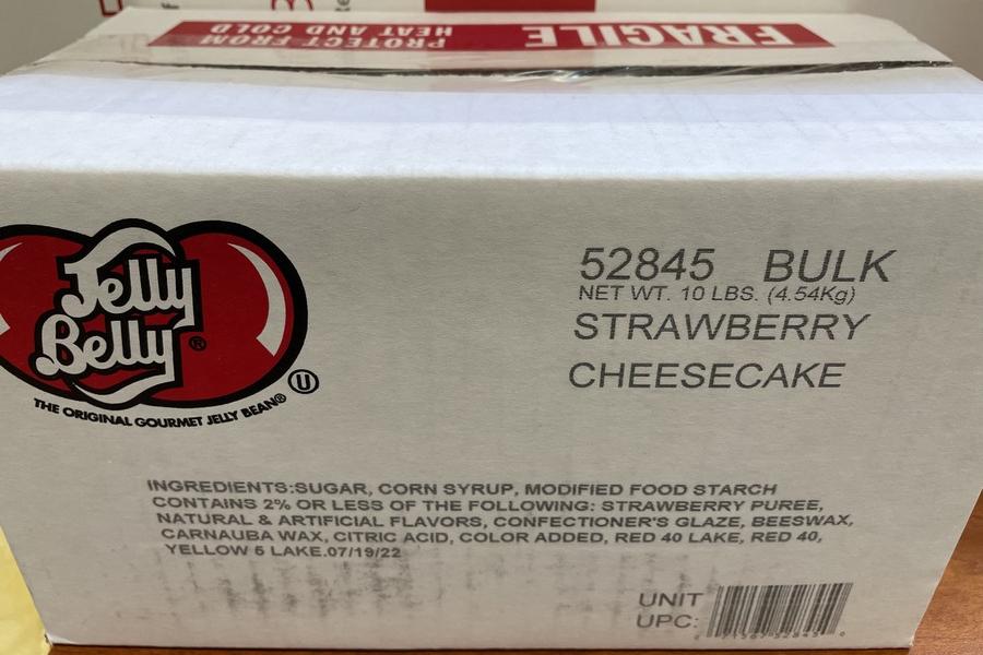 Jelly Belly Bean Strawberry Cheesecake,SooSweetShop.ca
