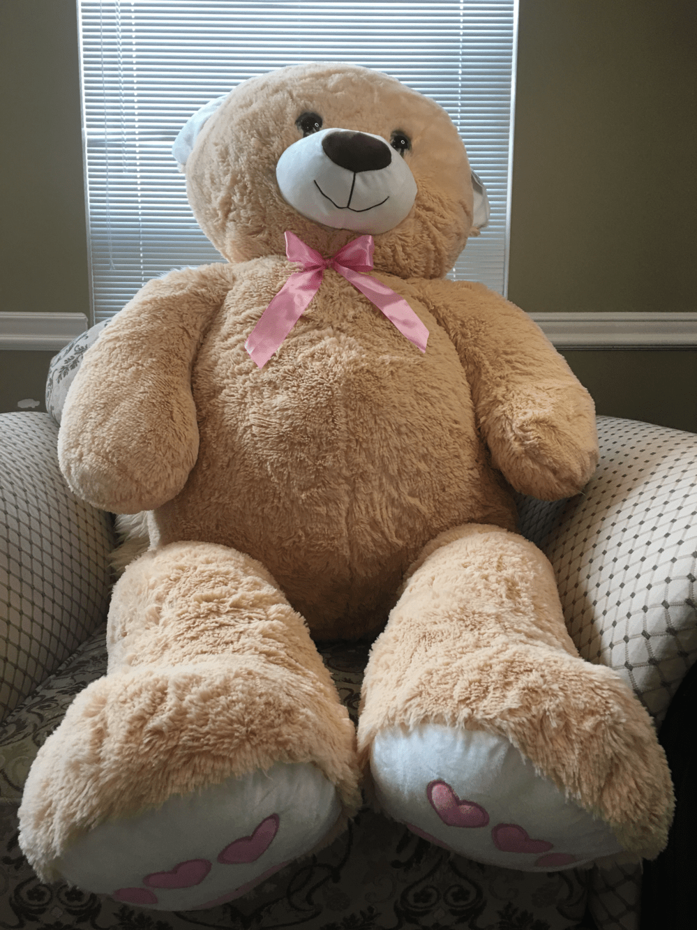 Jumbo Brown Teddy Bear 53 Inch,SooSweetShop.ca
