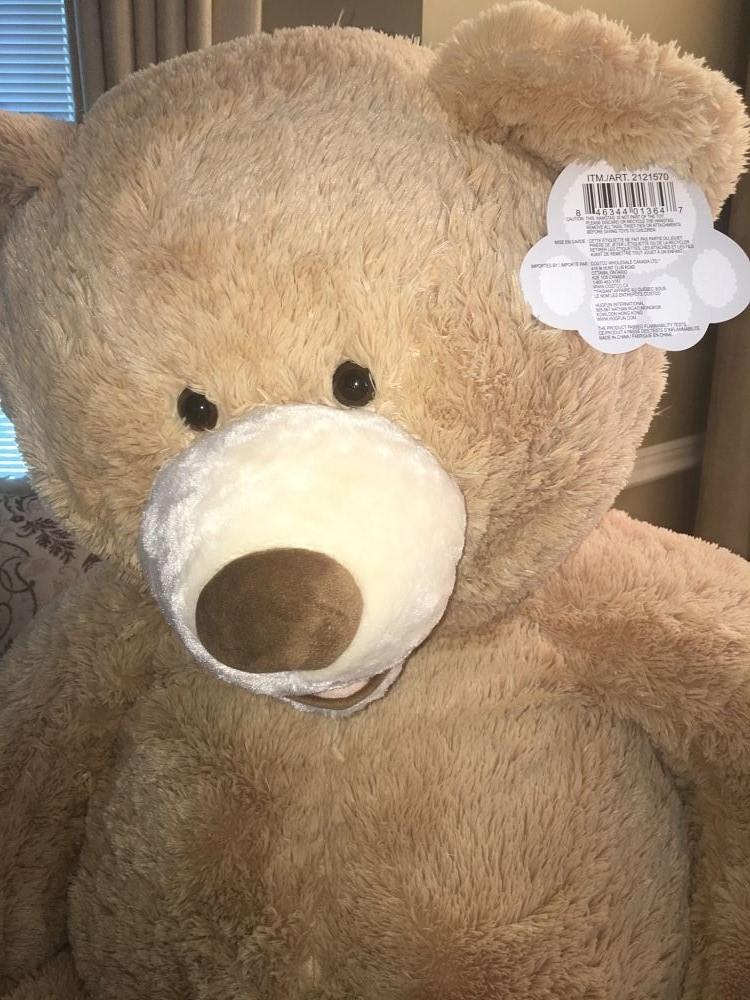 Jumbo Brown Teddy Bear 53 Inch  free shipping,SooSweetShop.ca