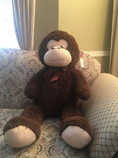 Big Size Brown Monkey 40 Inch, Canadian Online Candy and Stuffed Animal Shop, SooSweet Shop DBA Sweet Factory