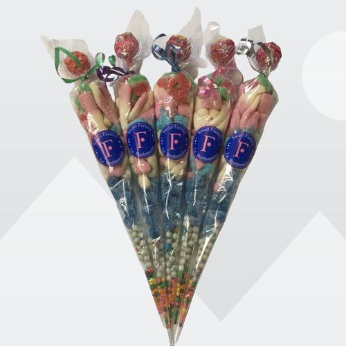 Candy Cone Gift Birthday Favors Goodie Bags Kid Party Favors 120g,SooSweetShop.ca