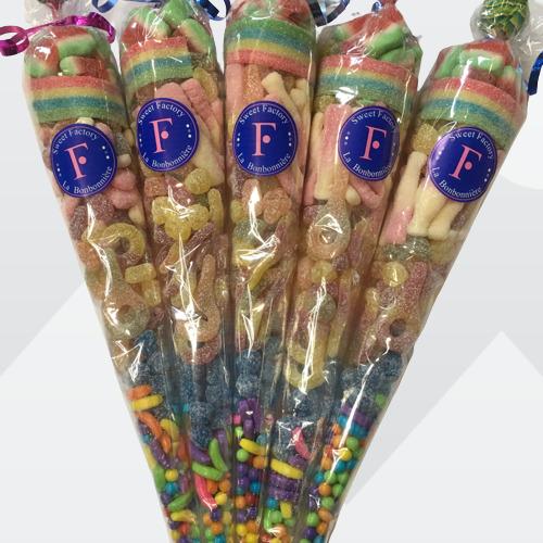 Candy Cone Gift Birthday Favors Goodie Bags Kid Party Favors 270g,SooSweetShop.ca