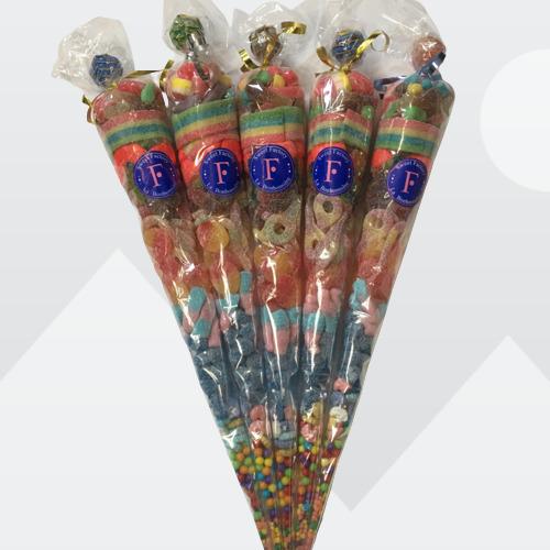 Candy Cone Gift Birthday Favors Goodie Bags Kid Party Favors 345g,SooSweetShop.ca