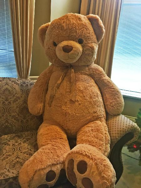 Jumbo Brown Teddy Bear 72 Inch  free shipping, Canadian Online Candy and Stuffed Animal Shop, SooSweet Shop DBA Sweet Factory