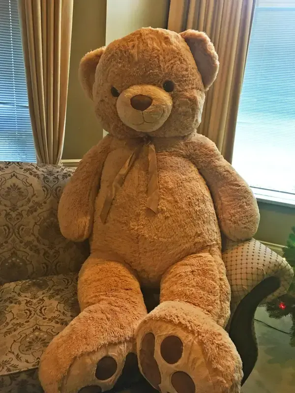 Jumbo Brown Teddy Bear 72 Inches  with Free shipping,SooSweetShop.ca