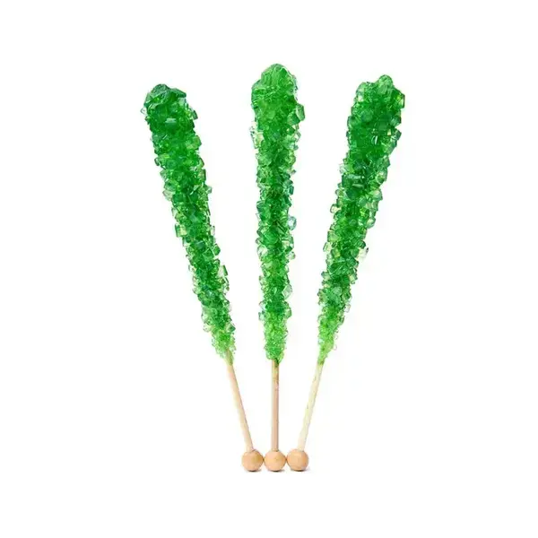 Rock Candy Sticks  green apple, Canadian Online Candy and Stuffed Animal Shop, SooSweet Shop DBA Sweet Factory