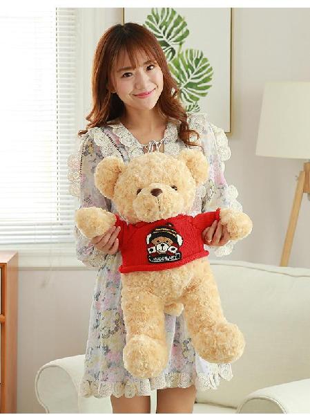 Excellent Quality Teddy Bear with sweater 60cm, Canadian Online Candy and Stuffed Animal Shop, SooSweet Shop DBA Sweet Factory