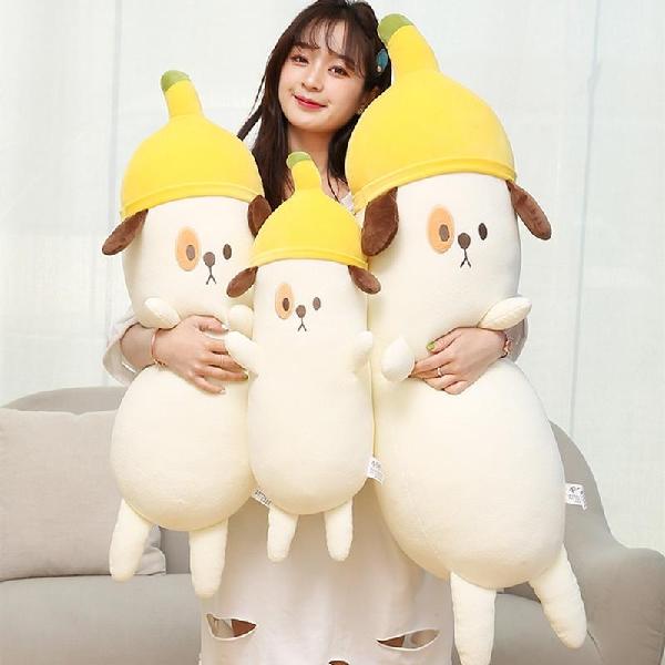 Lovely Banana Dog Plush Toy, Canadian Online Candy and Stuffed Animal Shop, SooSweet Shop DBA Sweet Factory