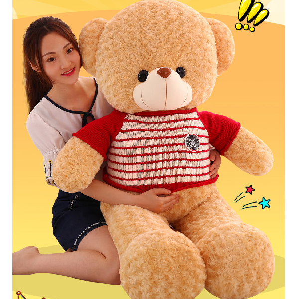 Cute Teddy Bear with Sweater, Canadian Online Candy and Stuffed Animal Shop, SooSweet Shop DBA Sweet Factory