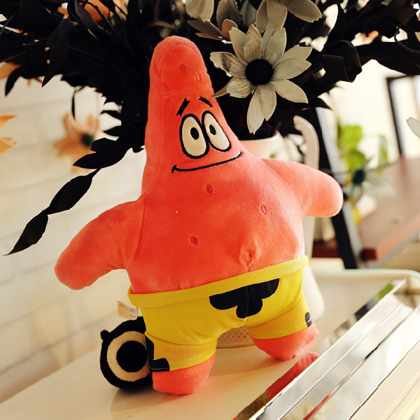 Plush Patrick star 35cm high, Canadian Online Candy and Stuffed Animal Shop, SooSweet Shop DBA Sweet Factory