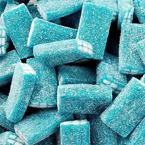 Sour Blue Raspberry Bricks,SooSweetShop.ca