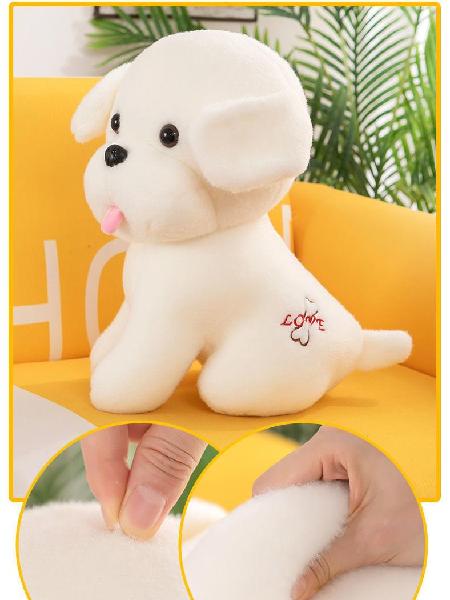 White Super Cute Dog Plush Toy Puppy Doll, Canadian Online Candy and Stuffed Animal Shop, SooSweet Shop DBA Sweet Factory