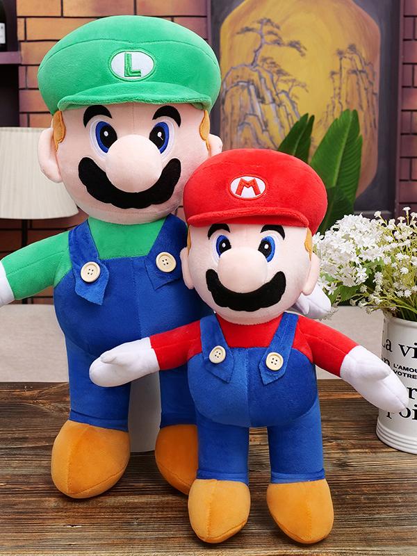 Cartoon Mario Brother plush toy doll for children's birthday gift,SooSweetShop.ca