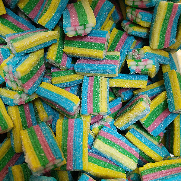 Sour Rainbow Bricks, Canadian Online Candy and Stuffed Animal Shop, SooSweet Shop DBA Sweet Factory