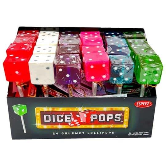 Dice Pops Cube Lollipops,SooSweetShop.ca